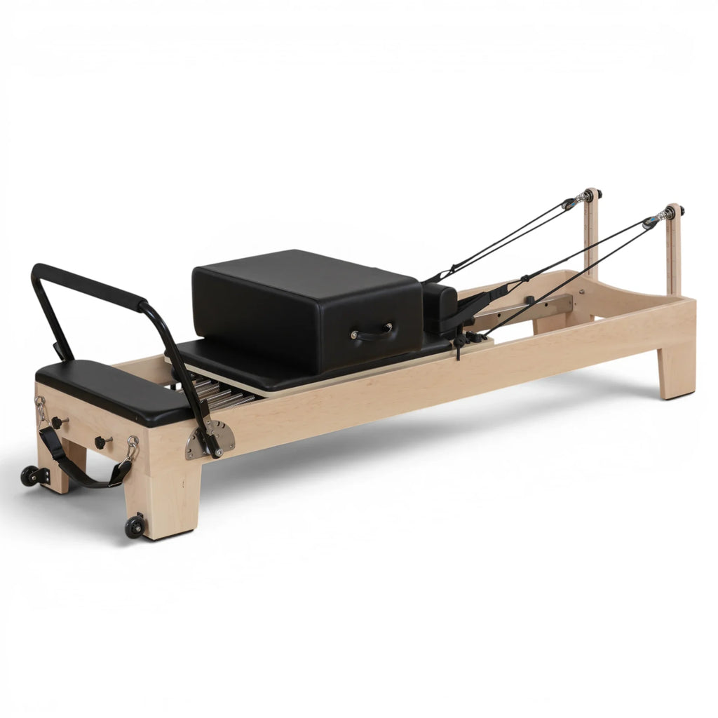 Box reformer sur Pilates Reformer, coloris noir