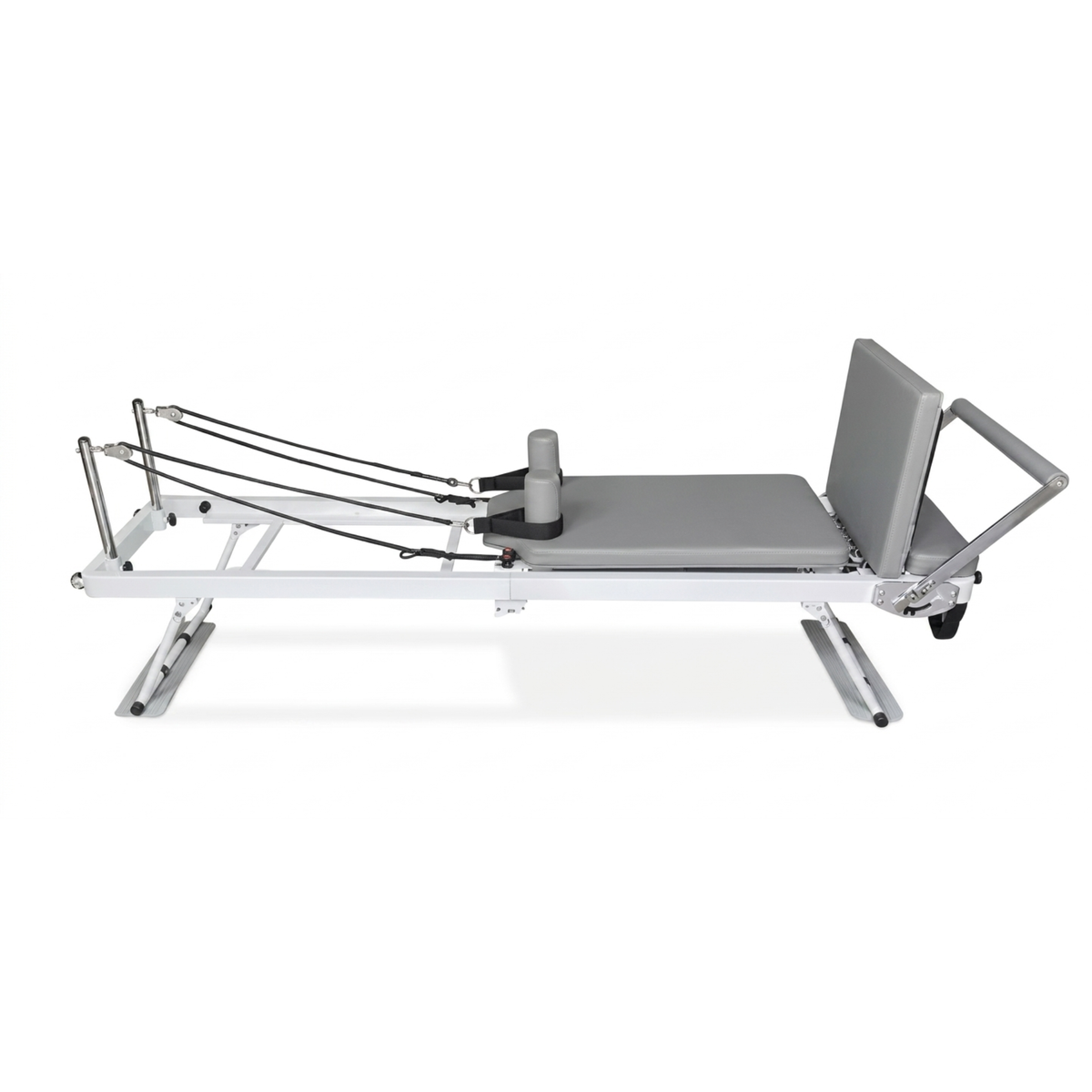Pilates Reformer Pliable coloris gris, vue de côté