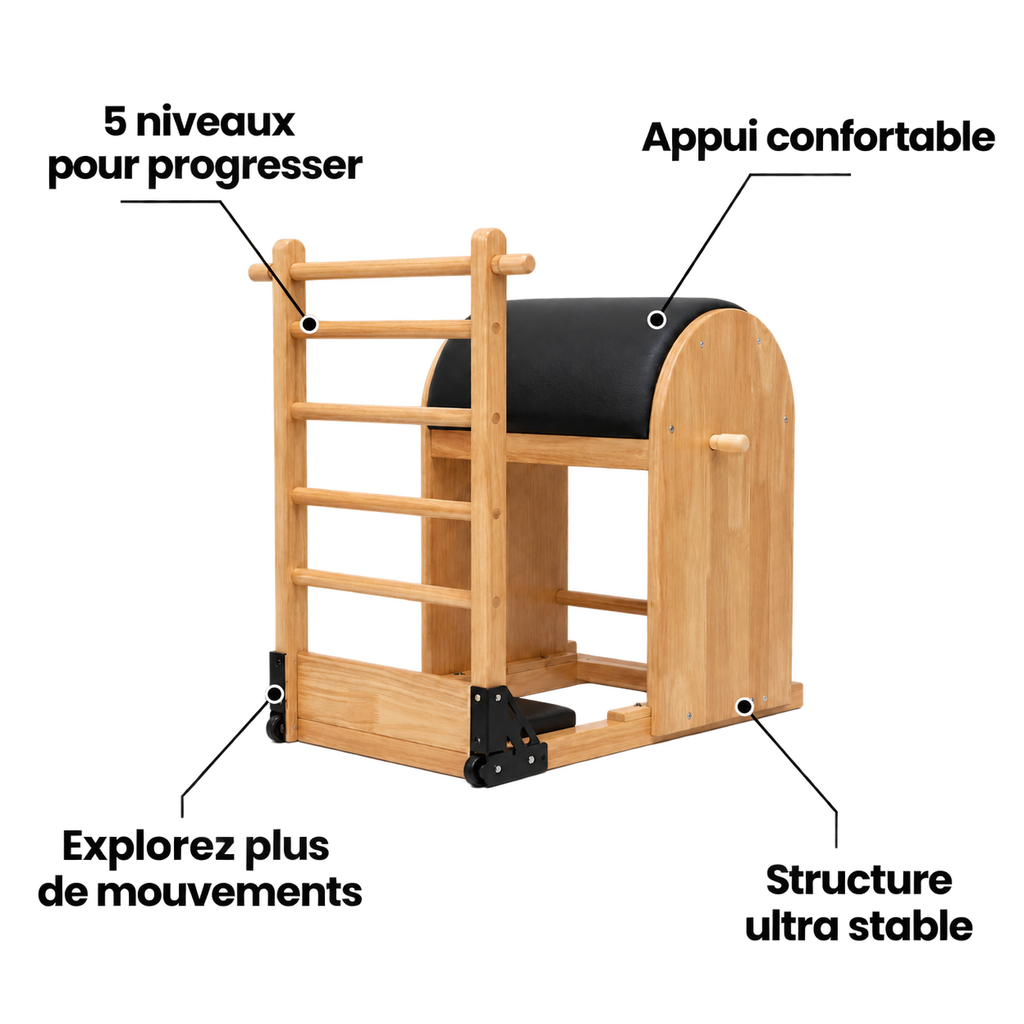 Ladder Barrel – Baril de Pilates avec échelle