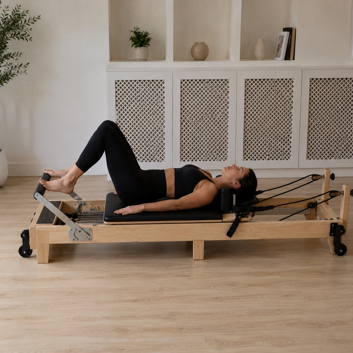 Pilates Reformer en Bois