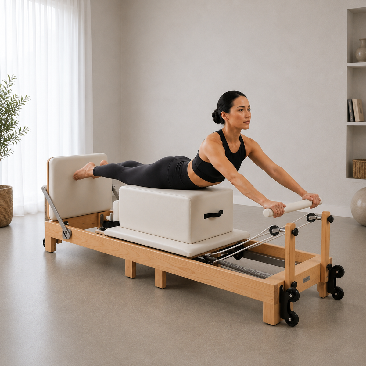 Pilates Reformer en Bois